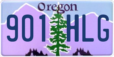 OR license plate 901HLG