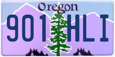 OR license plate 901HLI