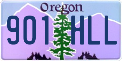 OR license plate 901HLL