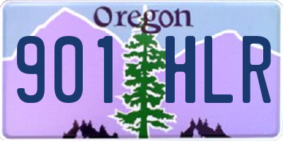OR license plate 901HLR