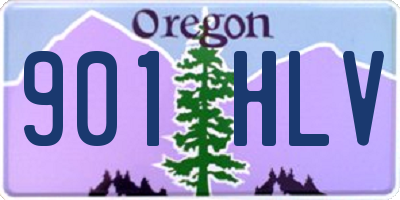 OR license plate 901HLV