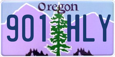OR license plate 901HLY