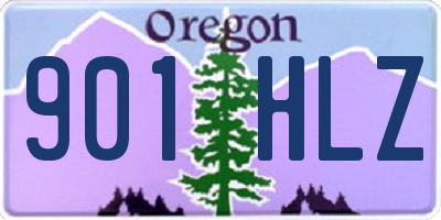 OR license plate 901HLZ