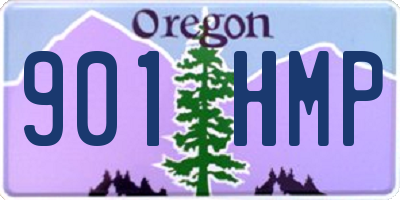 OR license plate 901HMP