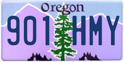 OR license plate 901HMY