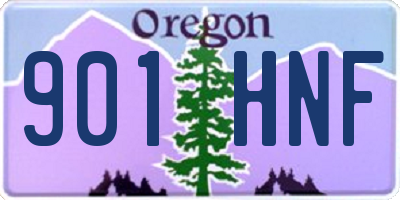 OR license plate 901HNF