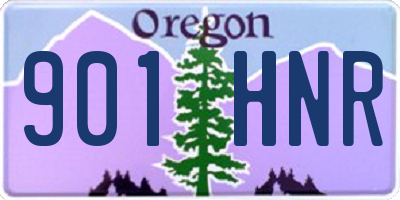 OR license plate 901HNR