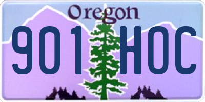 OR license plate 901HOC