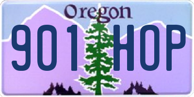 OR license plate 901HOP