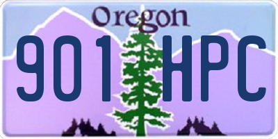 OR license plate 901HPC