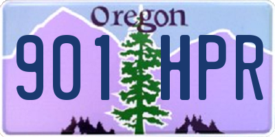 OR license plate 901HPR