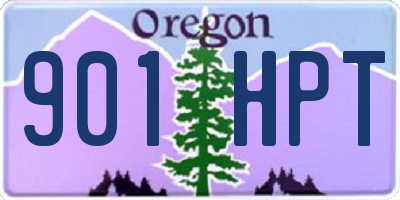OR license plate 901HPT