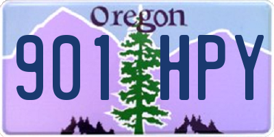 OR license plate 901HPY