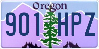 OR license plate 901HPZ