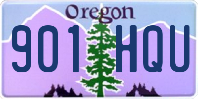 OR license plate 901HQU