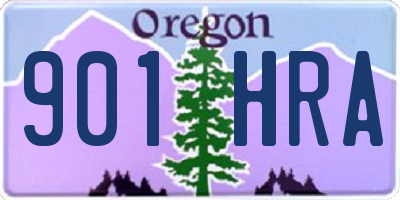 OR license plate 901HRA