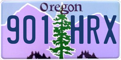 OR license plate 901HRX