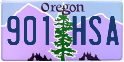 OR license plate 901HSA