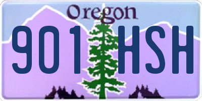 OR license plate 901HSH