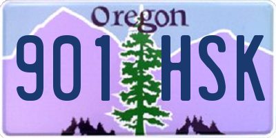 OR license plate 901HSK