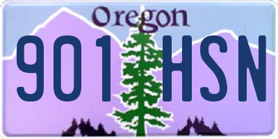 OR license plate 901HSN