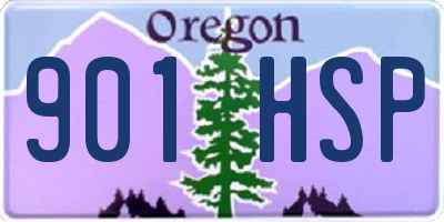 OR license plate 901HSP