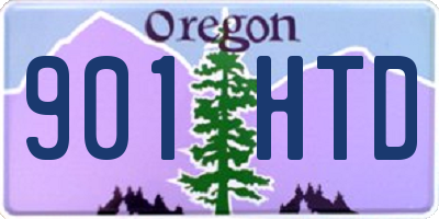 OR license plate 901HTD