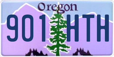 OR license plate 901HTH