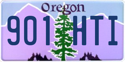 OR license plate 901HTI