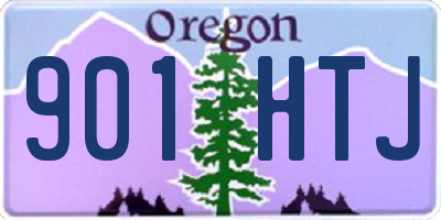OR license plate 901HTJ