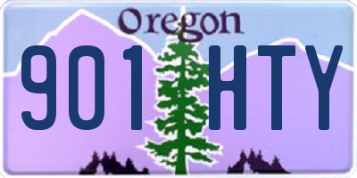 OR license plate 901HTY