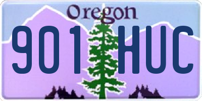 OR license plate 901HUC