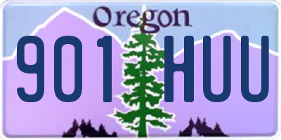 OR license plate 901HUU