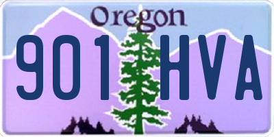 OR license plate 901HVA