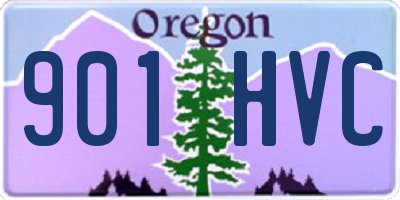 OR license plate 901HVC