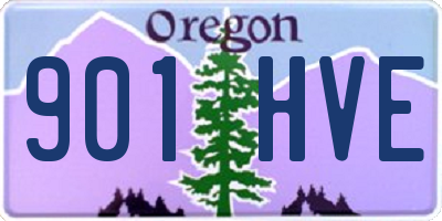 OR license plate 901HVE