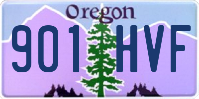 OR license plate 901HVF