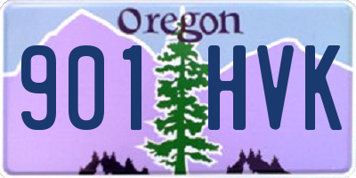 OR license plate 901HVK