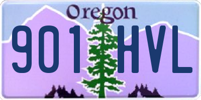 OR license plate 901HVL