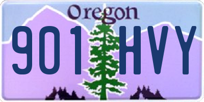 OR license plate 901HVY