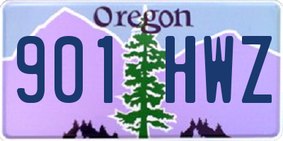 OR license plate 901HWZ