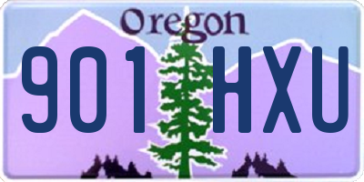 OR license plate 901HXU