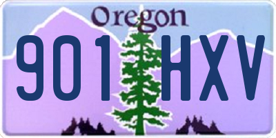 OR license plate 901HXV