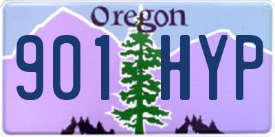 OR license plate 901HYP
