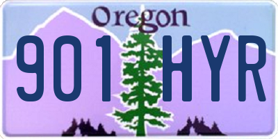 OR license plate 901HYR