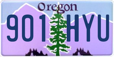 OR license plate 901HYU