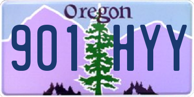 OR license plate 901HYY