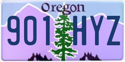 OR license plate 901HYZ