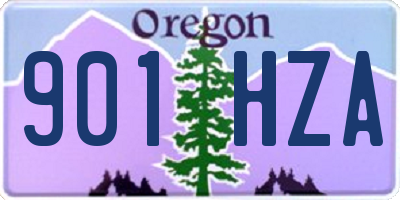 OR license plate 901HZA