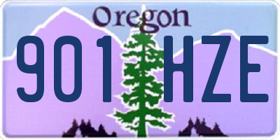 OR license plate 901HZE